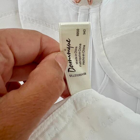 Vintage corset top white corset - Picture 3 of 3